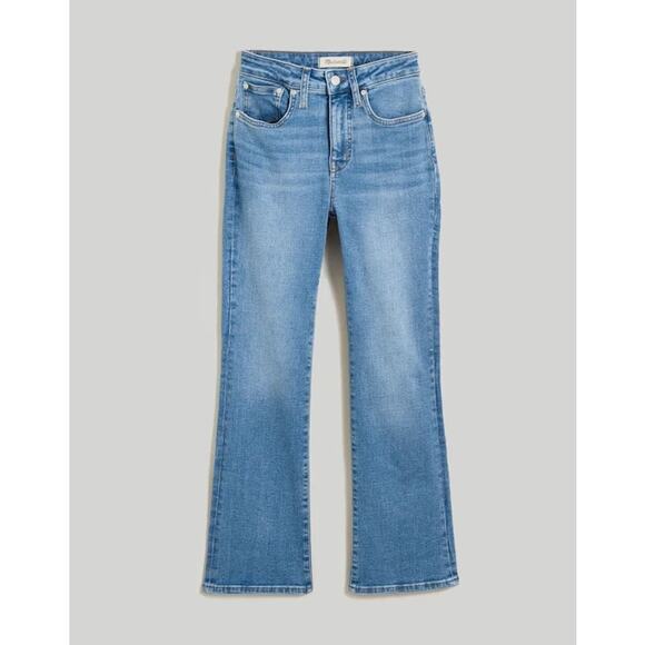 NWT Madewell Mid-Rise Kick Out Jeans Size 14W NJ426 – Bootcut Denim - Picture 1 of 15